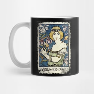 Art Nouveau - Paul Berthon Alphonse Mucha Vintage Fantasy Mug